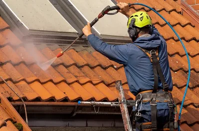 Démoussage et hydrofuge de toiture à Sainte-Terre